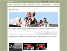 Tablet Screenshot of muzicka.sk